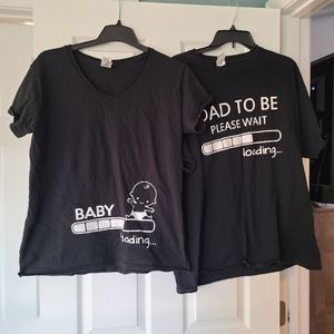 Pregnancy announcement shirts